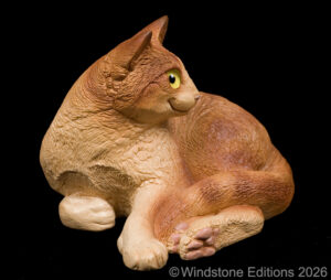 Tabby Cat Statuette By Windstone Editions