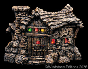 Stone Cottage Candle Lamp by Windstone Editions