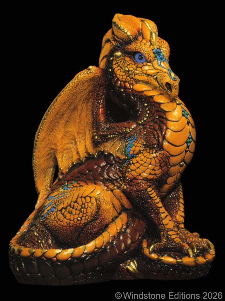 Male Dragon in Brown by Windstone Editions