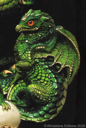 Emerald Young Dragon by Windstone Editions