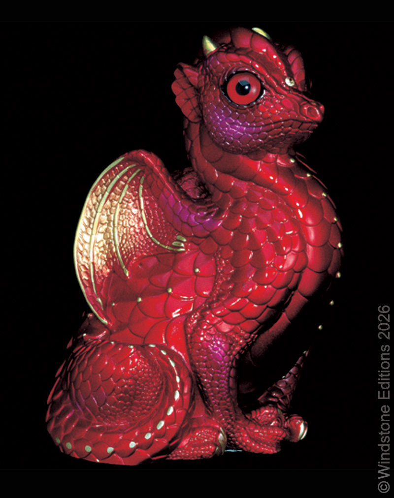 510 RU Fledgling Dragon Ruby by Windstone Editions