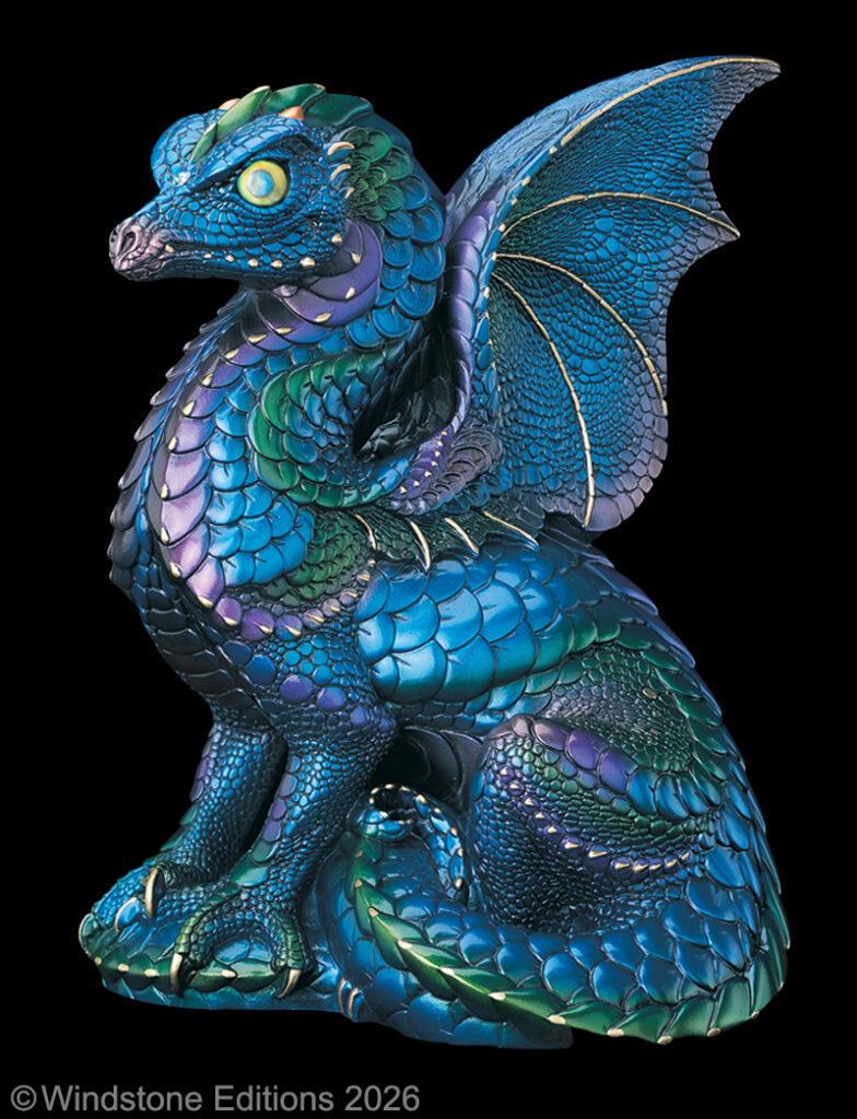 Spectral Dragon in Peacock by Windstone Editions