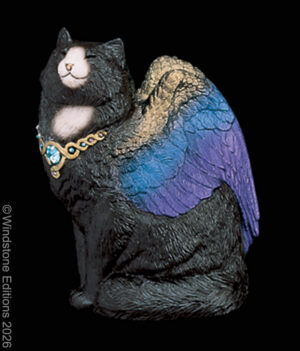 Black Bird Winged Flap Cat by Windstyone Editions