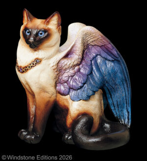Large Siamese Flap Cat by Windstone Editions