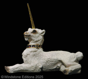806 Gothic Unicorn old white