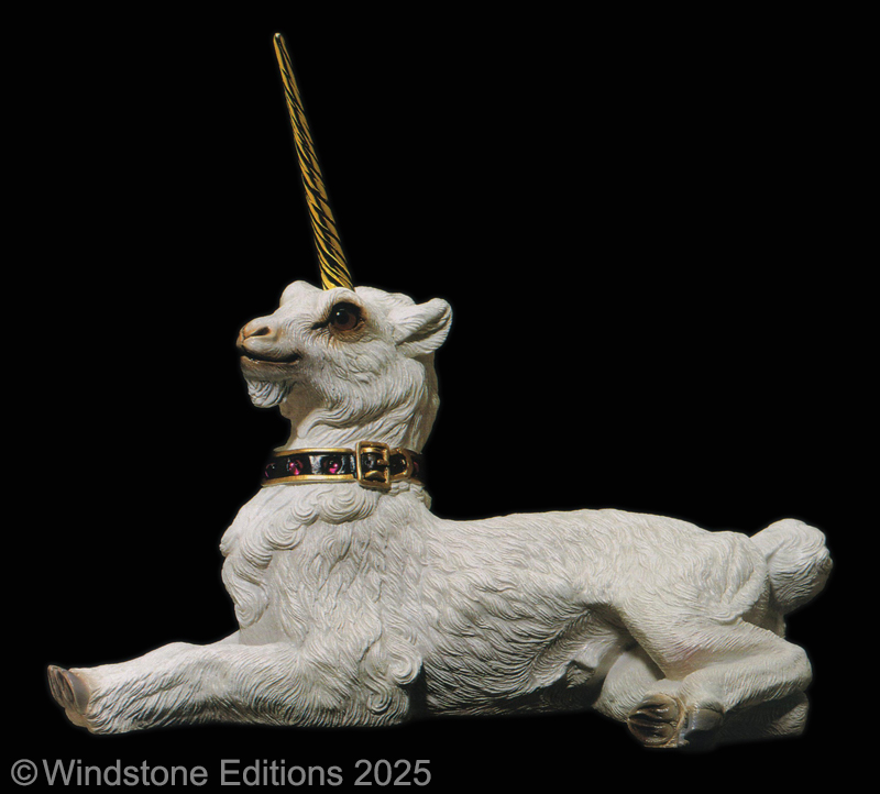 806 Gothic Unicorn old white