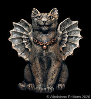Happy Cat Gargoyle by Windstone Editions