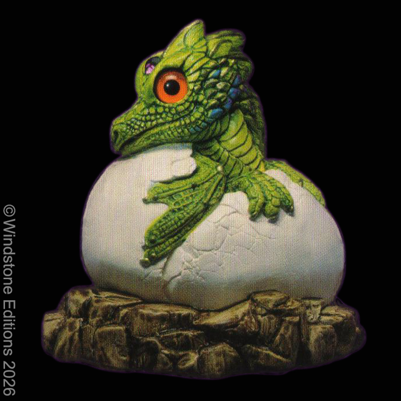 Hatching Dragon - Green by Windstone Editions