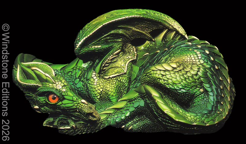 Mother Dragon in Emerald by Windstone Editions