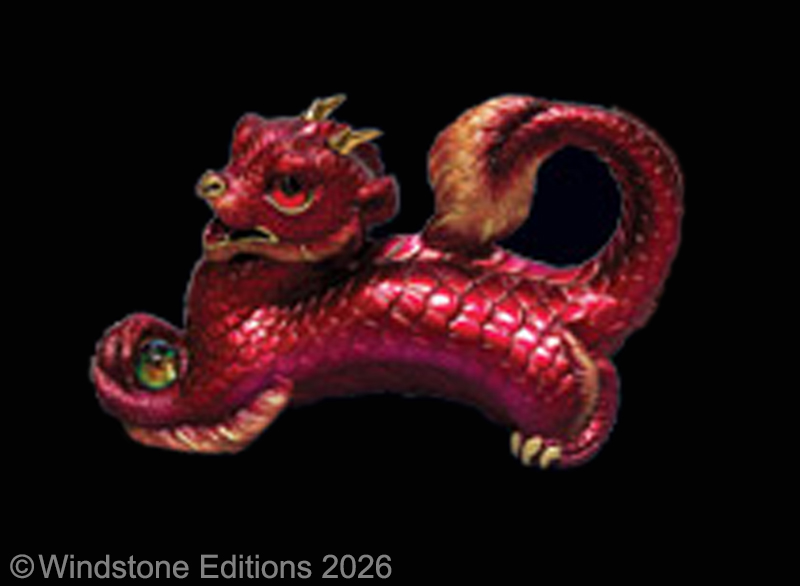 Ruby Young Oriental Dragon Temporary Picture