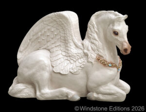 Mother Pegasus in White by Windstone Editions