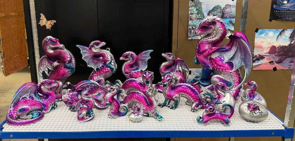 Windstone_test-paints_pink-silver_Razzle-Dazzle_dragons_950wide_July2026