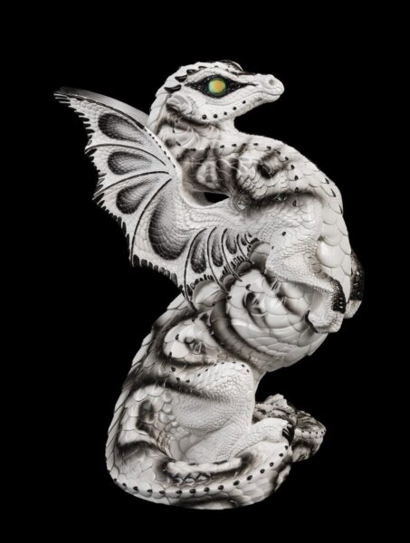 20240503-Monochrome-Python-Rising-Spectral-Dragon-Test-Paint-1-by-Gina