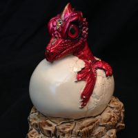 Hatching Dragon, Red, 1984 