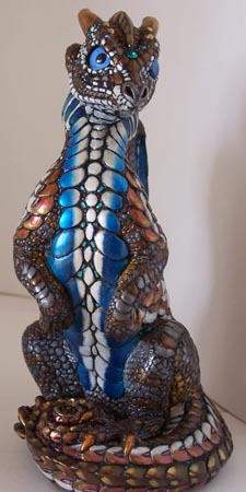 Bluebelly dragon, front 