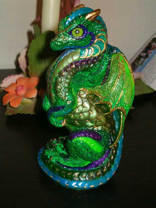 Green-eyed PYO dragon 