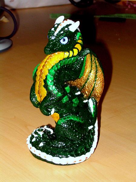 Green and Yellow/Gold Dragon 