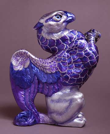 custom silver violet griffin 