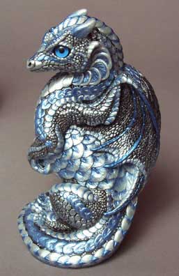 silver blue dragon side 1