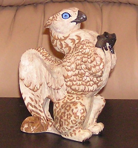 Brown owl/leopard griffin
