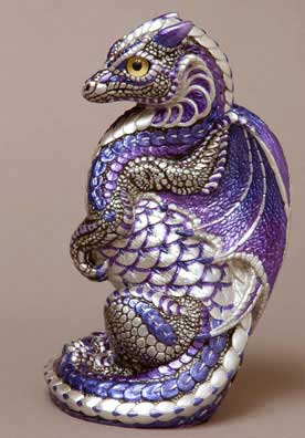 violet silver dragon