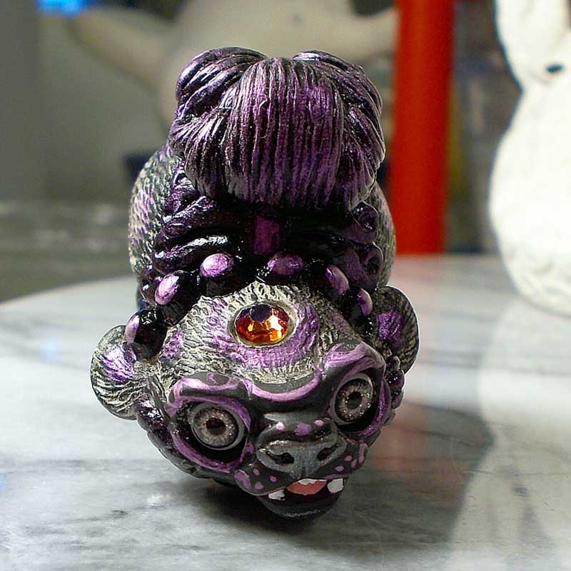 Shaded Silver and Violet Shift Foo Pup 4 